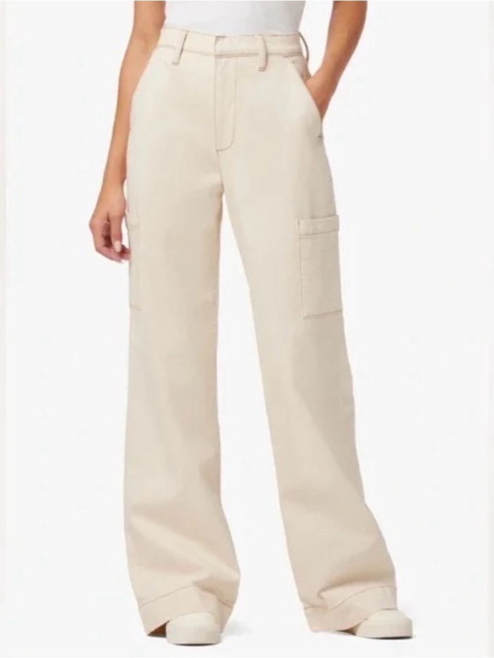 Joe's Jeans - Ecru Cargo Pants/Jeans